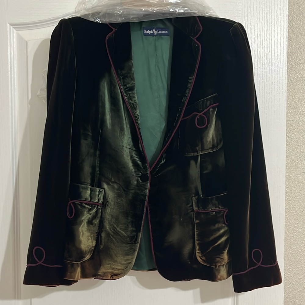 Vintage velvet Ralph Lauren blazer